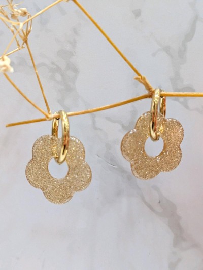 Boucles d'oreilles Poppy -...