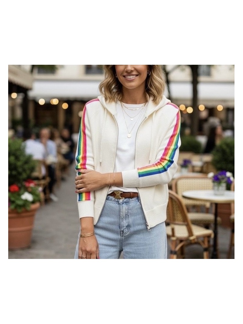 Weste  Regenbogen Reißverschluss