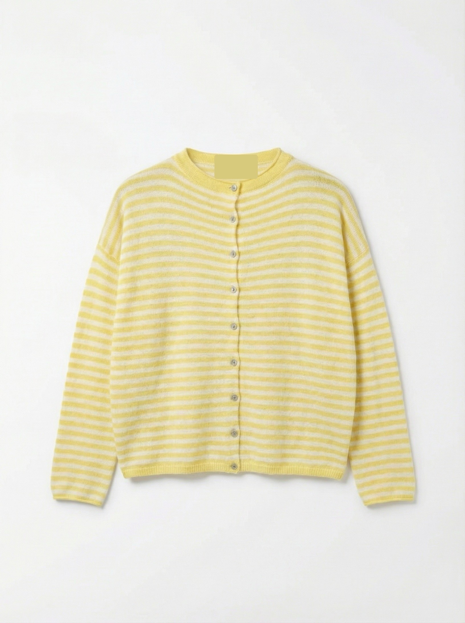 Gilet Marin Jaune 10%  Cachemire