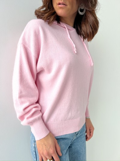 Trui Capuche elle - Roze