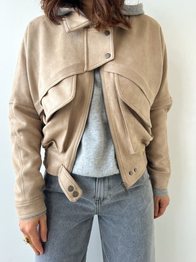 Veste Lola - Taupe