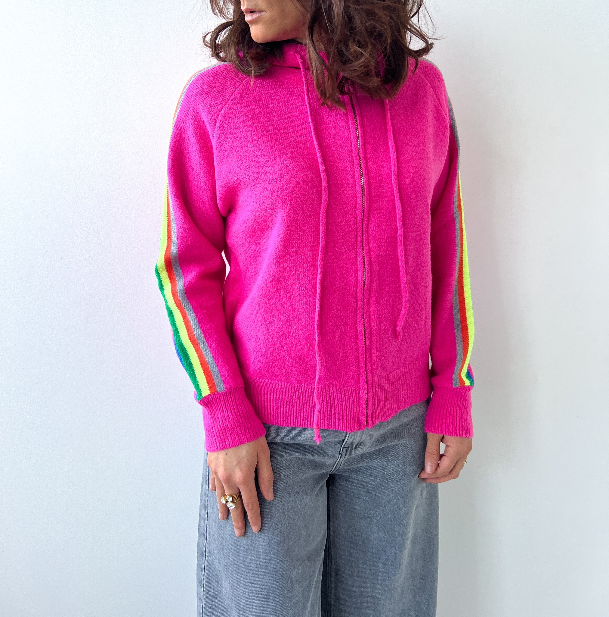 Gilet  arc en ciel tirette