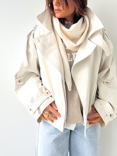 Trench - Gebroken wit