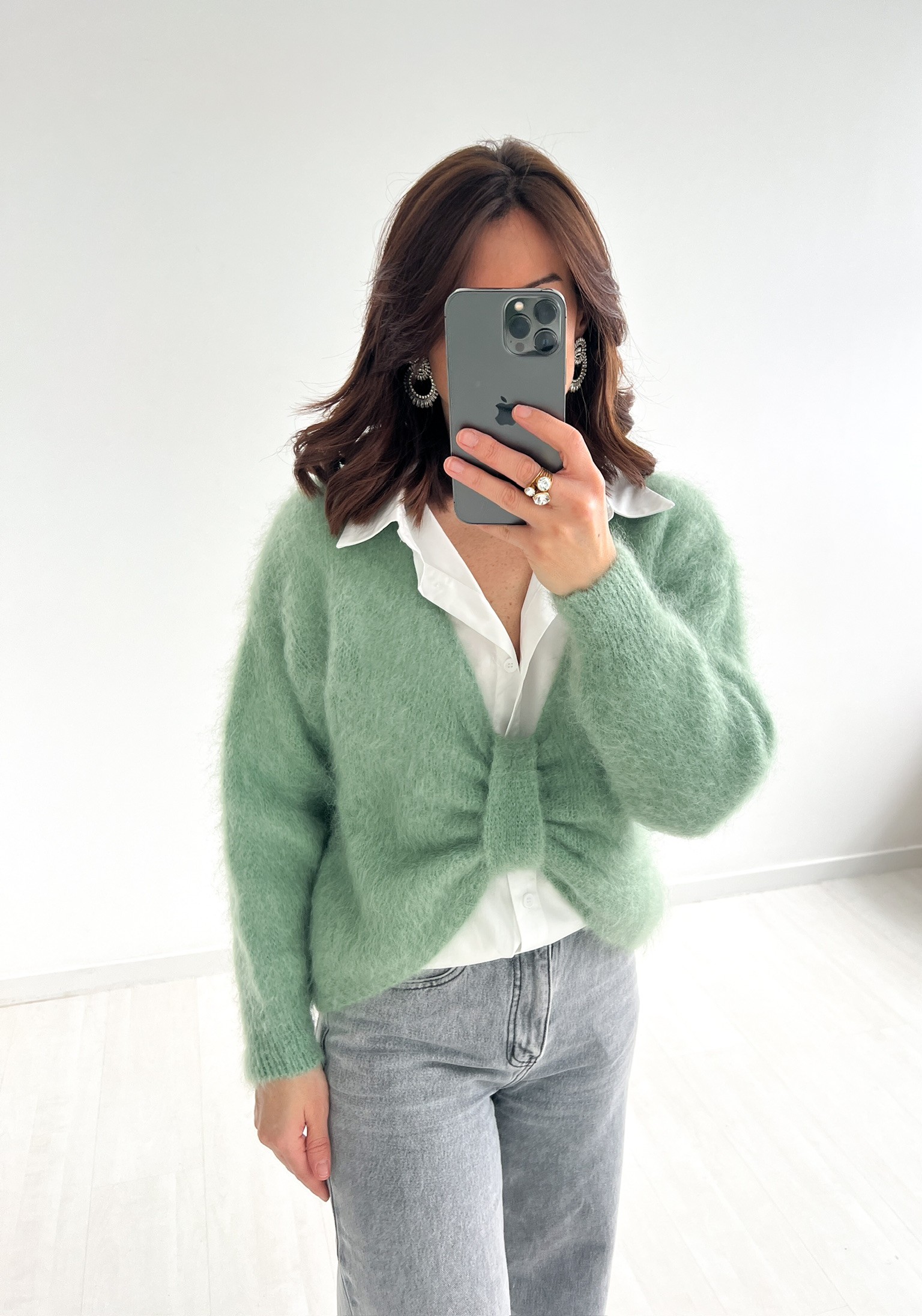 Pull Noeud 80% Kid Mohair