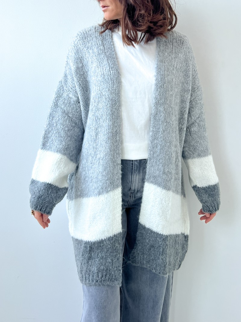 Lange Strickweste „Juliette“