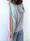 Pull Rainbow Capuche