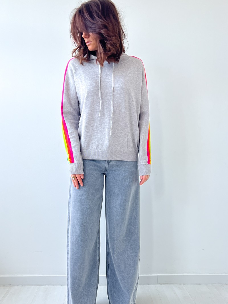 Rainbow-Kapuzenpullover