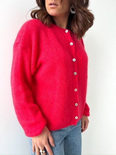 Eline vest omgekeerd - Rood