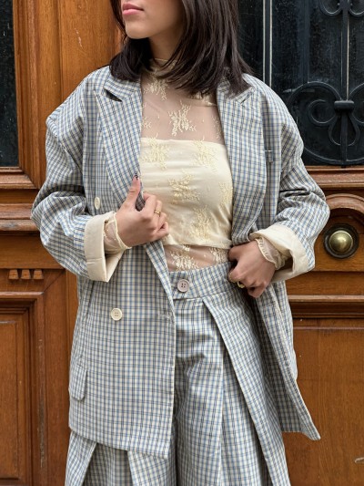 Veste Catherine - Himmelblau