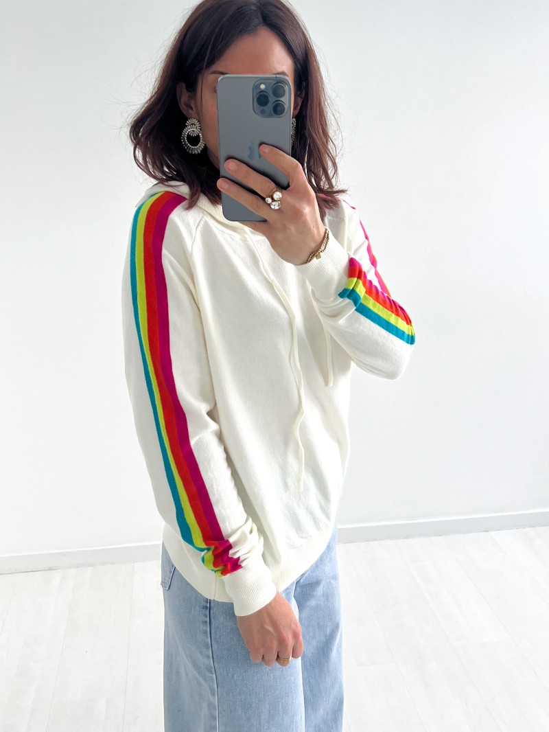 Rainbow-Kapuzenpullover