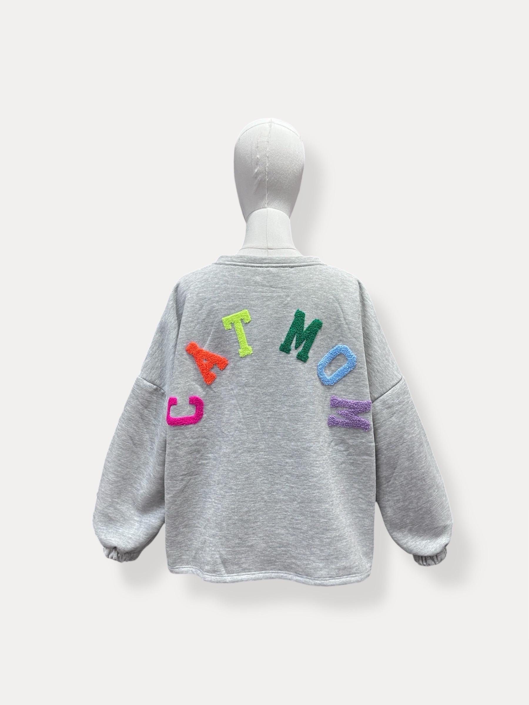 SWEAT/PULL CAT MOM 100% COTON