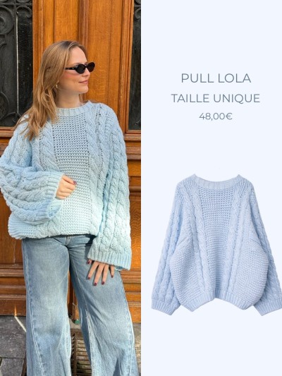 Pull Lola - Bleu Ciel