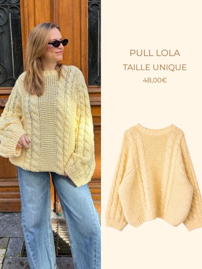 Pull Lola - Jaune