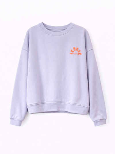 Sweat iconic emblem - Mauve