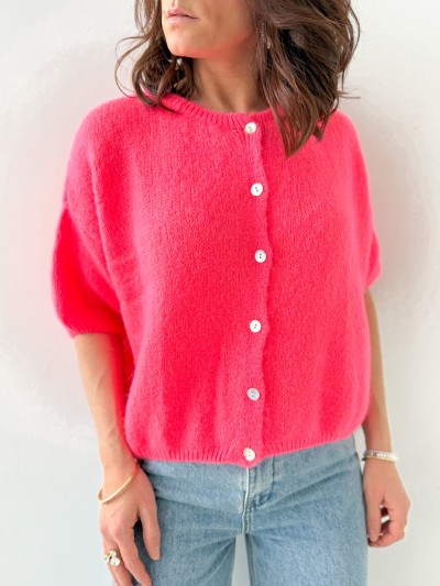 Pull Millie - rose fluo