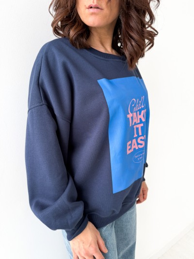 Sweat EASY Blauw