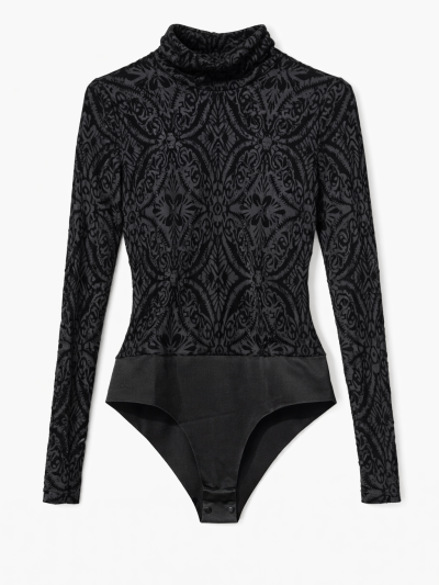 Livia-Body aus Samt