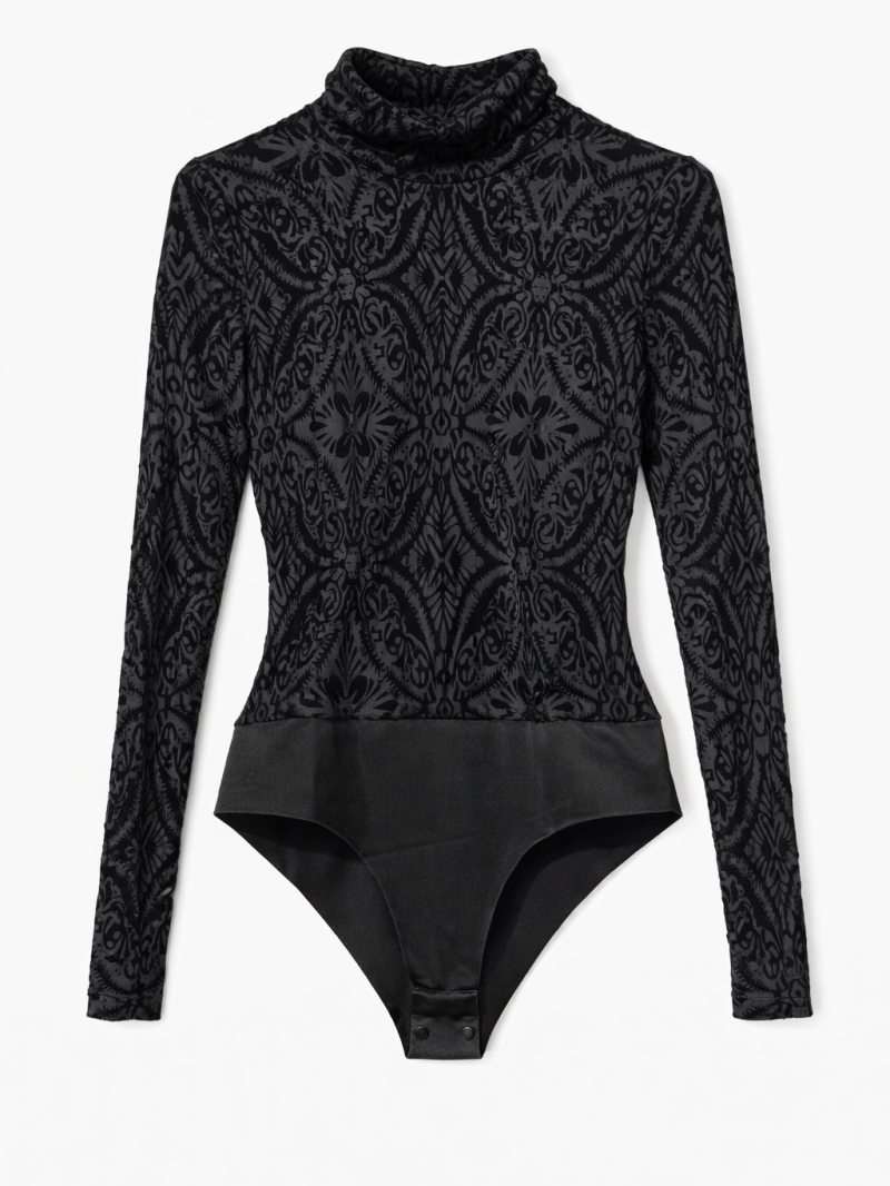 Livia-Body aus Samt