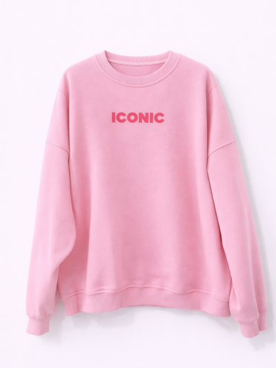 Sweat Iconic - Rose Pâle/Clair