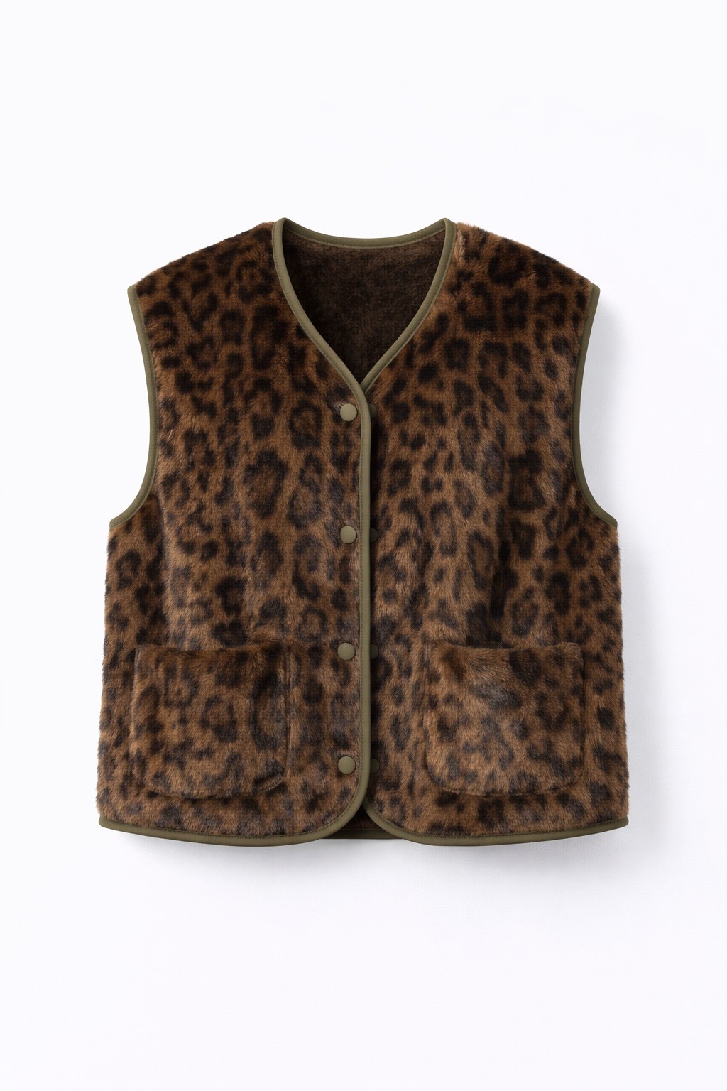 Gilet Minouche léopard