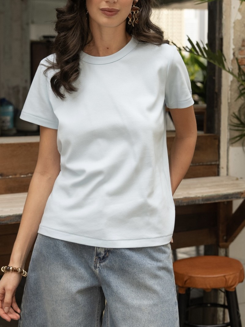 ONI T-shirt, 100% katoen, effen