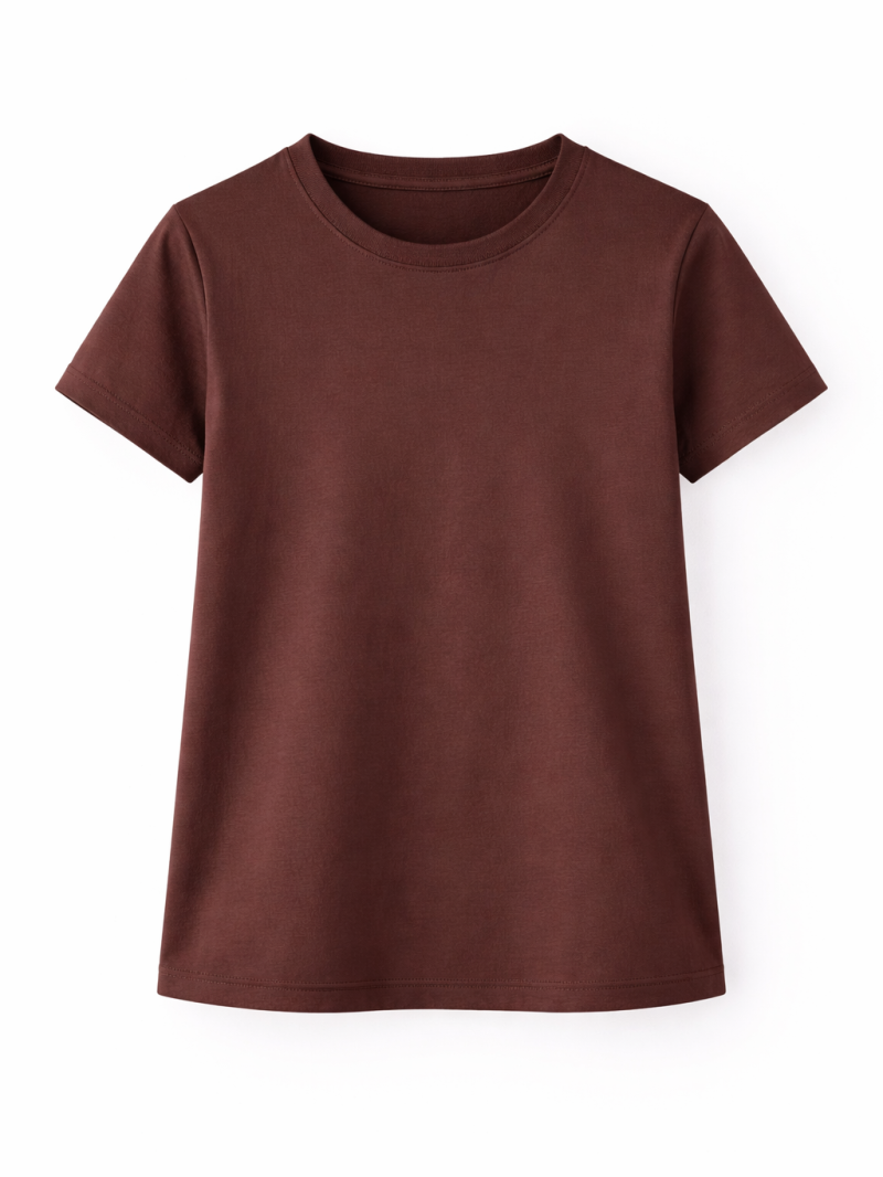 ONI-T-Shirt aus 100 % Baumwolle, einfarbig