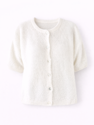 Pull/Gilet Millie - Blanc
