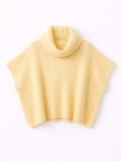 Pull Julia col roulé Jaune