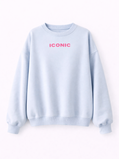 Sweat Iconic - Bleu Ciel