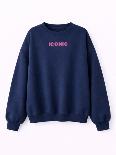 Sweat Iconic - Bleu Marine