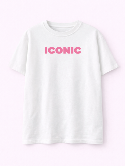 T-shirt Iconic - Wit