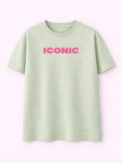 T-shirt Iconic - Vert Clair