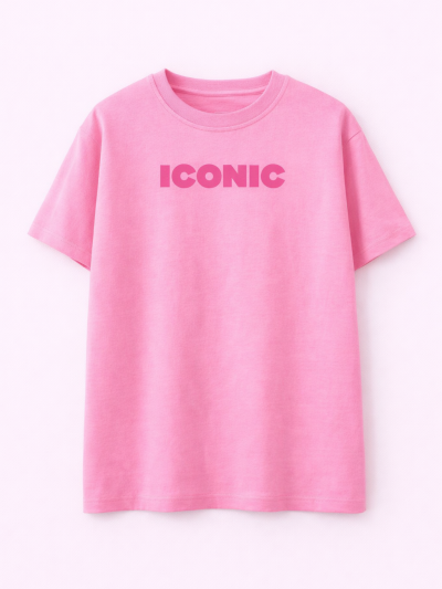 T-shirt Iconic - Rose...