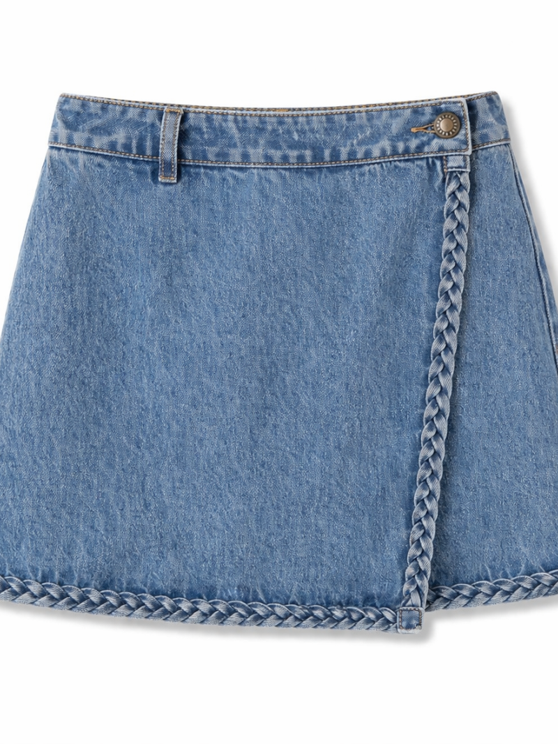 Jeansshorts im Rock-Look „Stella“