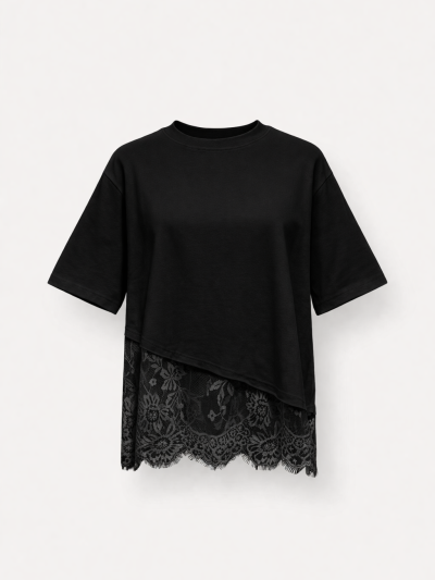 T-shirt Anna - Zwart