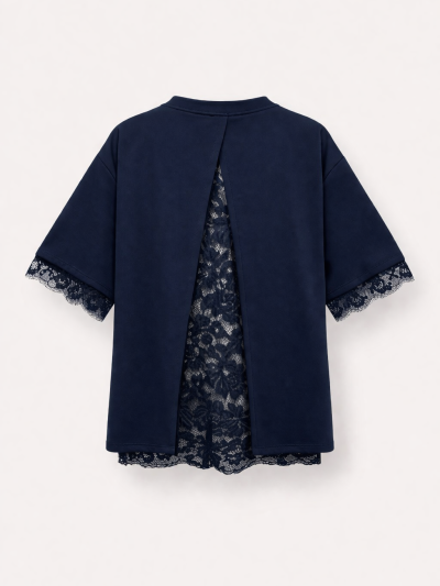 T-shirt Elia - Marineblauw