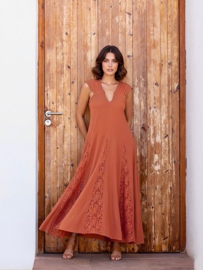 Robe Noémia - Terracotta