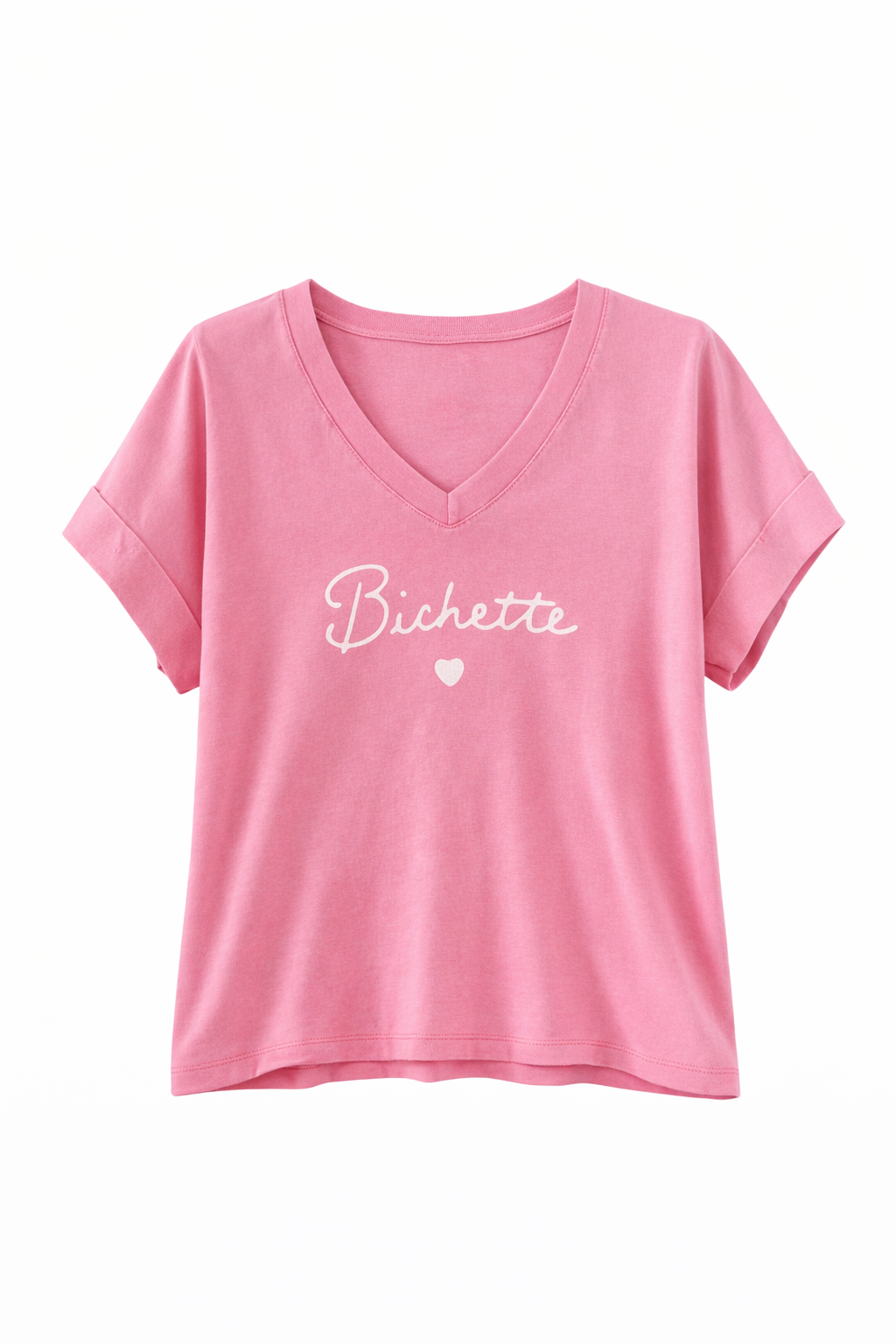 T-shirt col V bichette