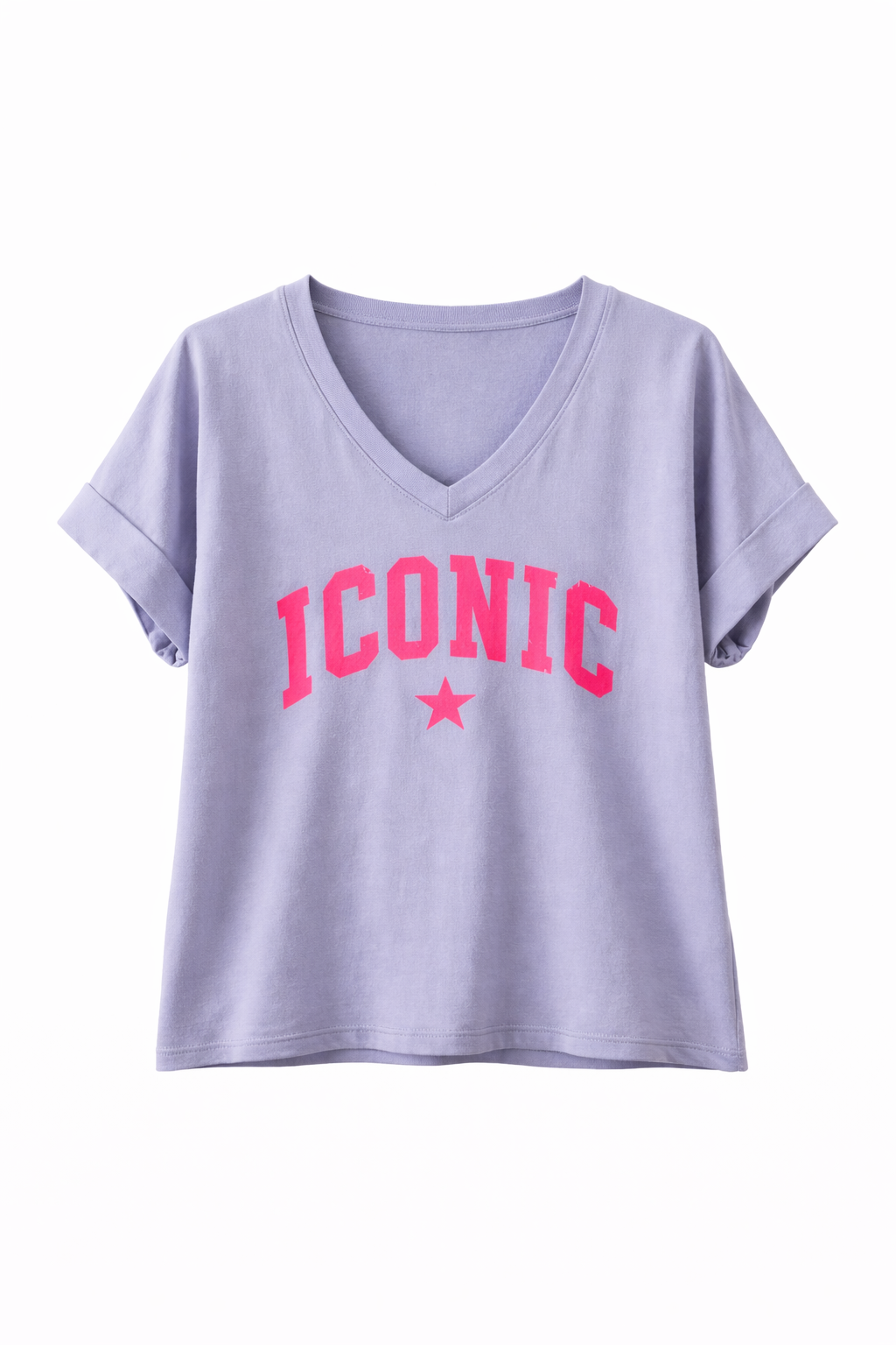 T-shirt Iconic col V