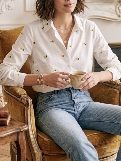 Chemise petit citron 100%...