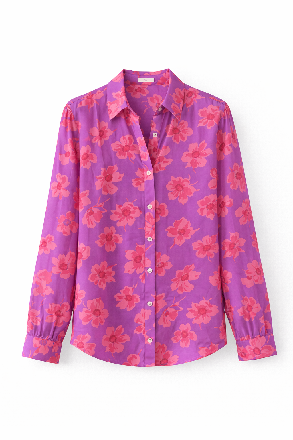 Overhemd met bloemenprint