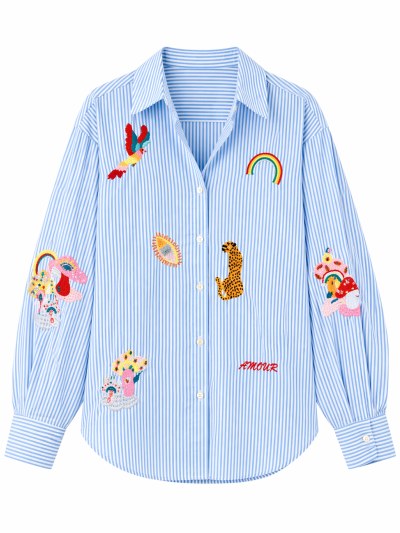 Chemise Émilie - Himmelblau