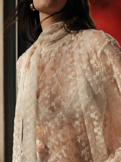 blouse en dentelle Sara