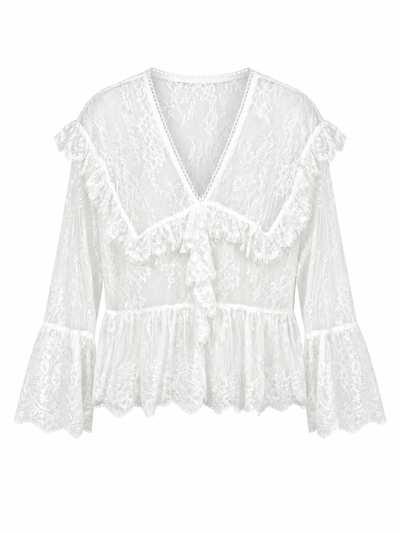 Blouse Anna - Blanc