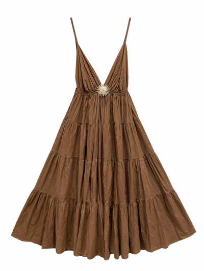 Kleid Sonne - Brun