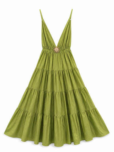Kleid Sonne - vert clair