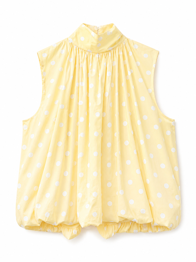 Rachel-blouse met stippen