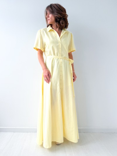 Robe Eline FIL OR - Jaune