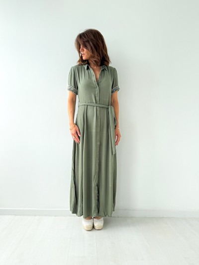 Robe colombe kaki