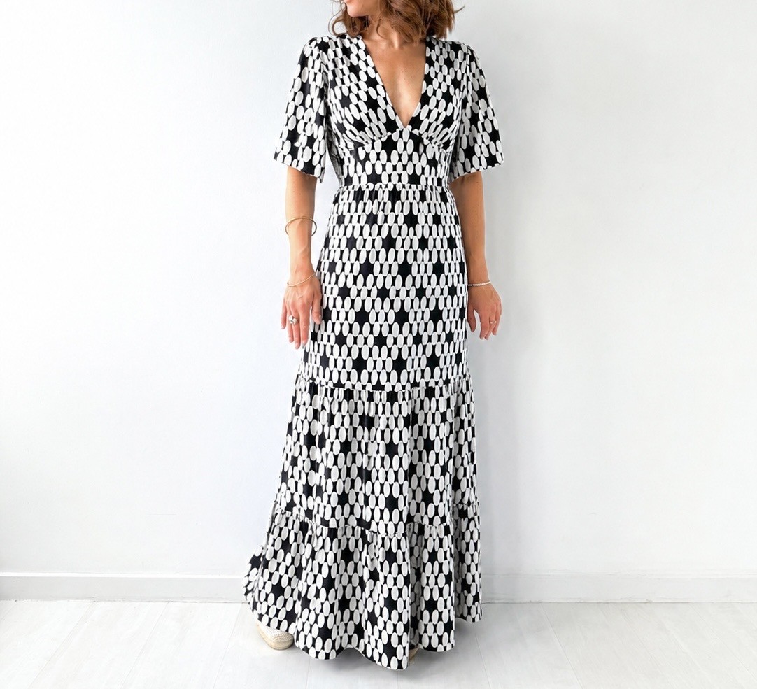 KLEID Daphnée SCHWARZ OVAL